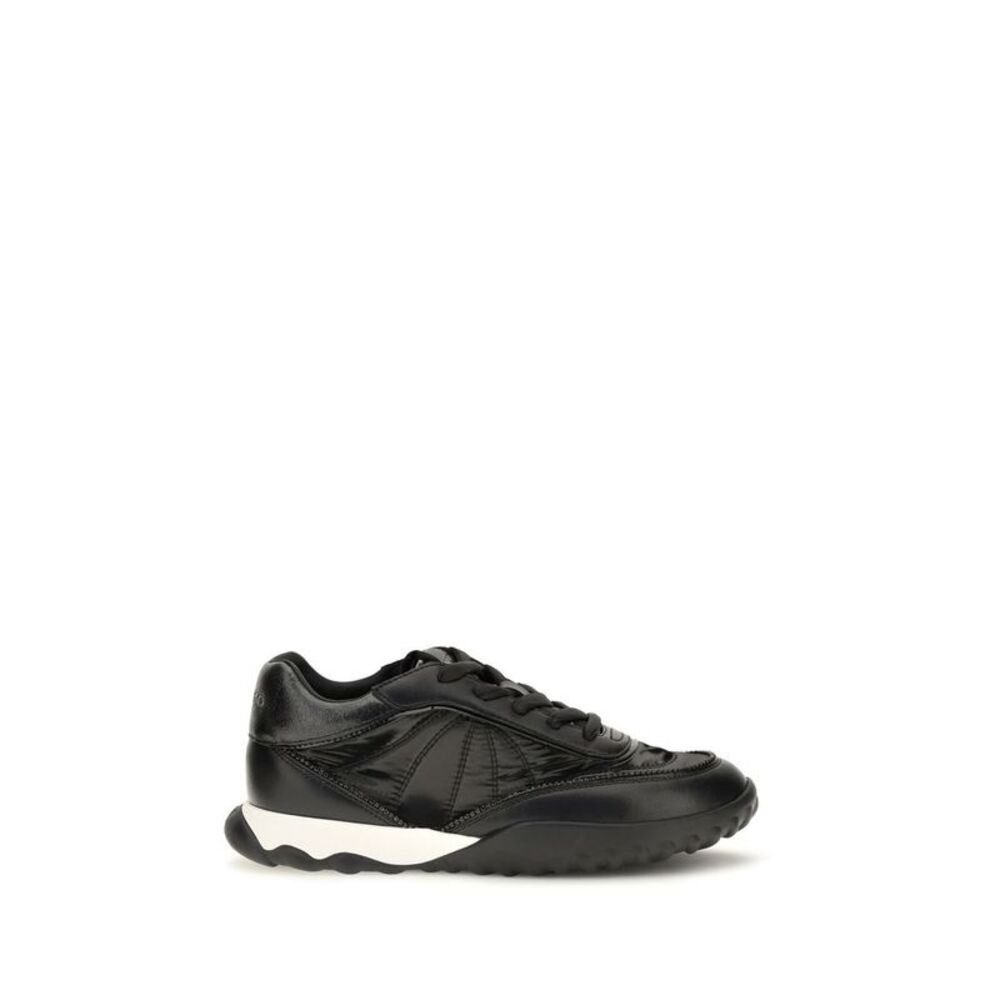 PINKO Black Fabric Low Top Women's Sneakers